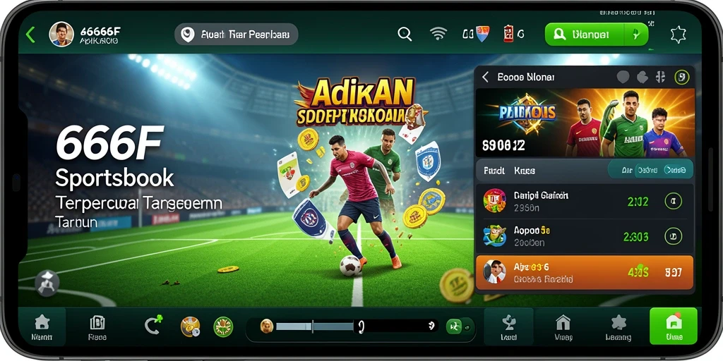 Tampilan gameplay taruhan olahraga di 666F yang menarik dan interaktif.