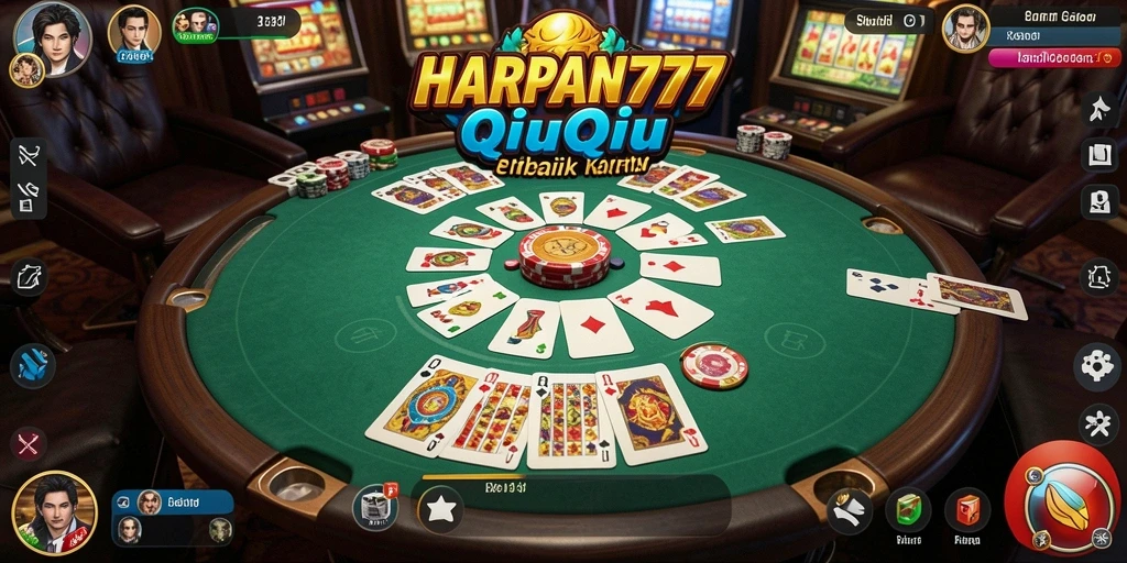 Screenshot gameplay QiuQiu HARAPAN777 yang mendebarkan.
