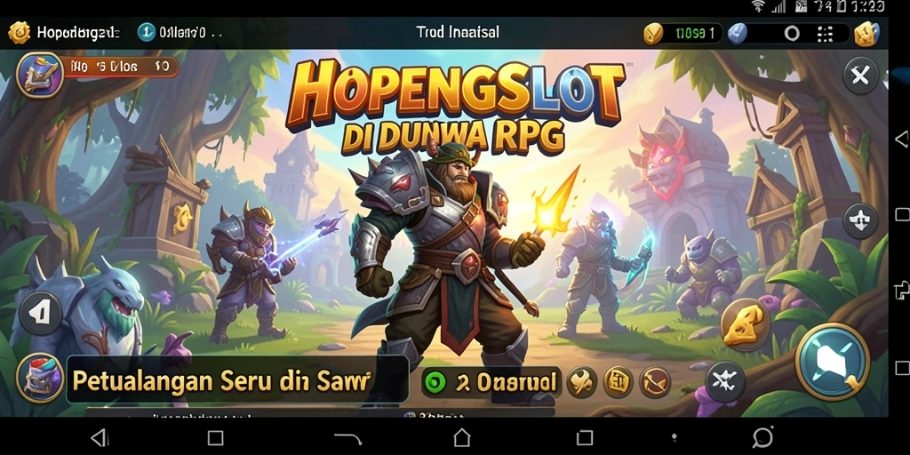 Tangkapan layar gameplay HOPENGSLOT menampilkan aksi pertarungan yang mendebarkan.
