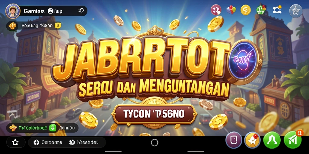 Screenshot gameplay JABARTOTO yang menampilkan dinamika Tycoon.