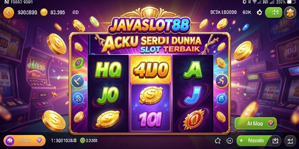 Screenshot gameplay JAVASLOT88 dengan aksi menegangkan.