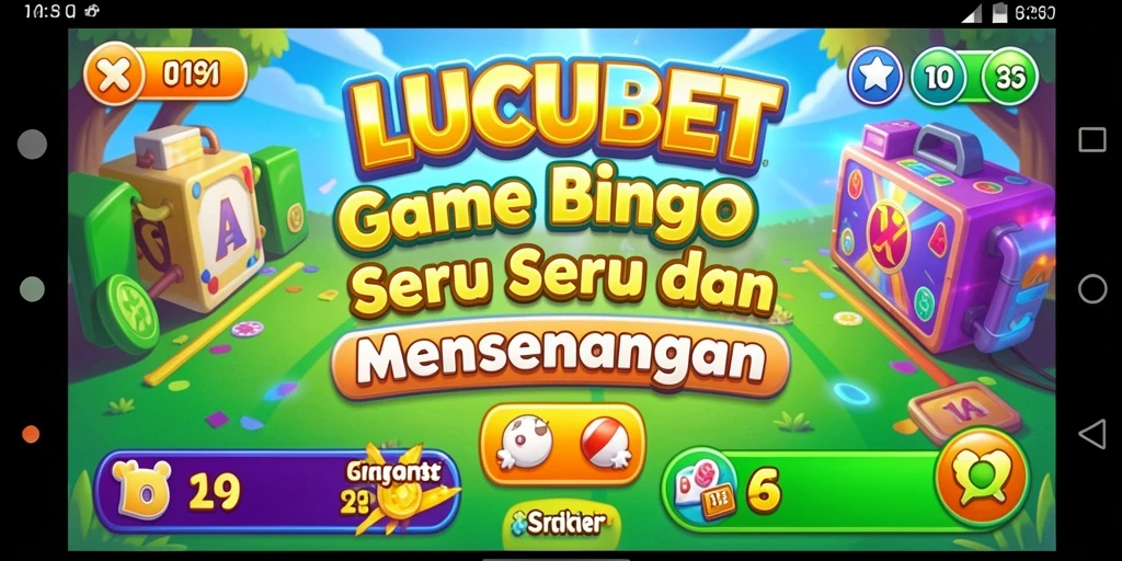 Tampilan gameplay LUCUBET yang seru dan interaktif