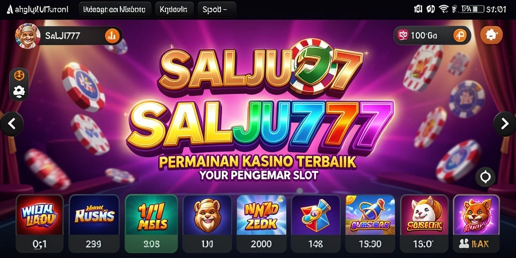 Tampilan gameplay SALJU777 dengan grafis dan efek suara mengesankan.