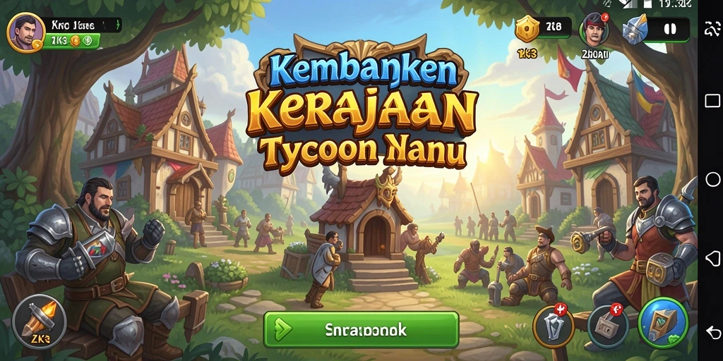 Tangkapan layar ZK3 menampilkan gameplay Tycoon yang seru.